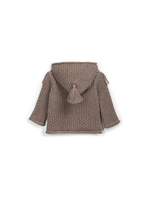 Cardigan lavorato a maglia con cappuccio PLAY UP | 0AP11402P8078